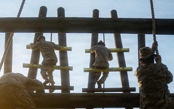 U.S. Marine Corps Officer Candidates Complete the Forge
