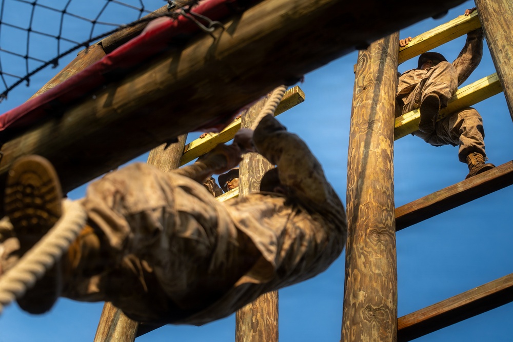 U.S. Marine Corps Officer Candidates Complete the Forge