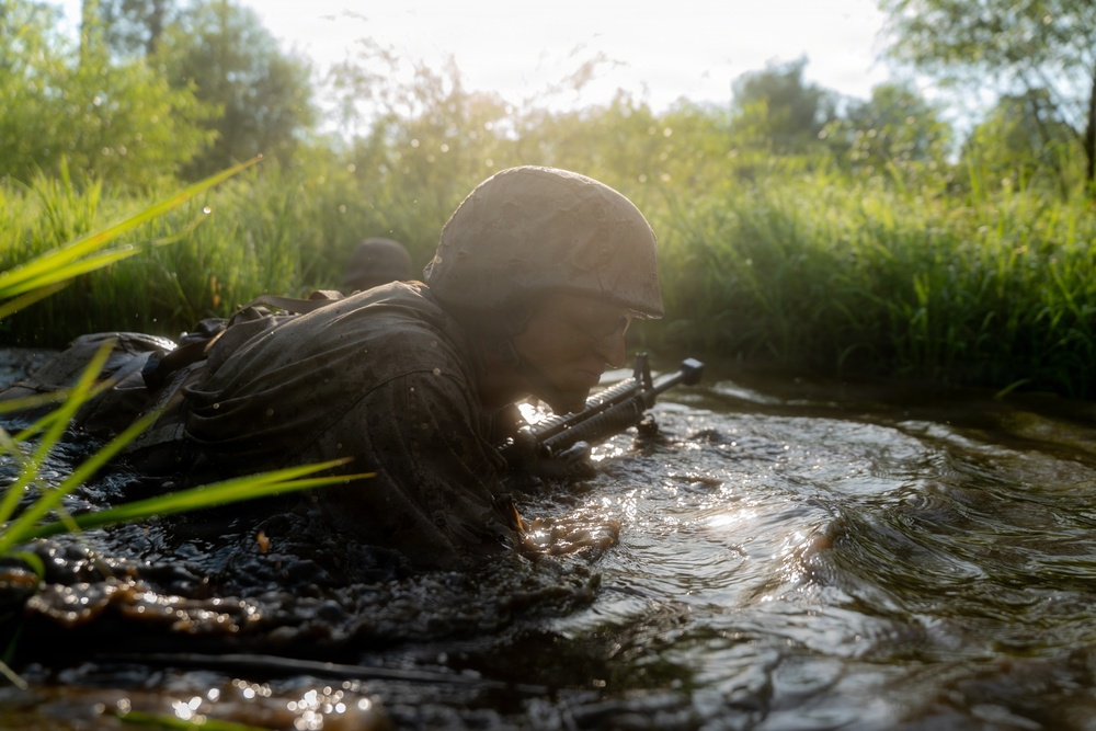 U.S. Marine Corps Officer Candidates Complete the Forge