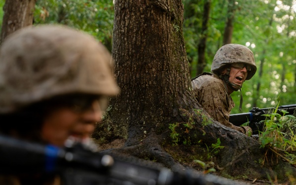 U.S. Marine Corps Officer Candidates Complete the Forge