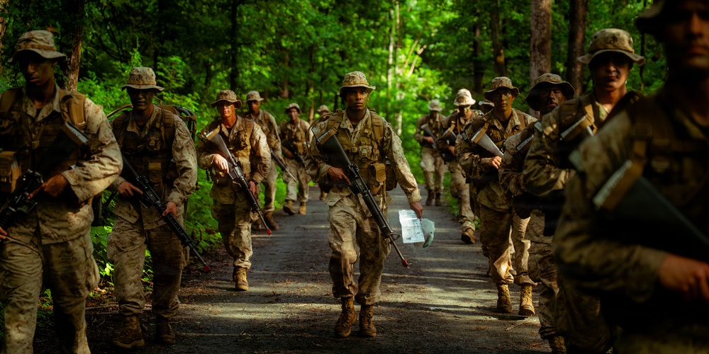 U.S. Marine Corps Officer Candidates Complete the Forge