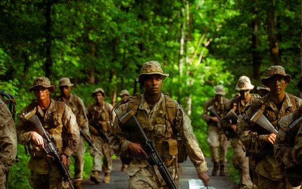 U.S. Marine Corps Officer Candidates Complete the Forge