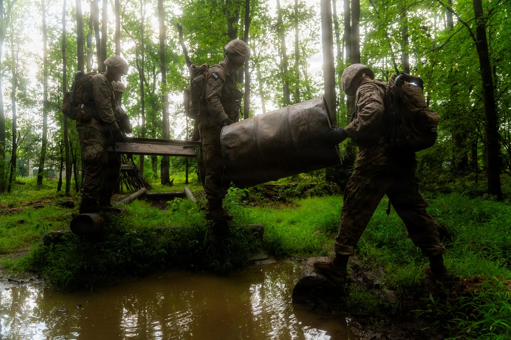 U.S. Marine Corps Officer Candidates Complete the Forge