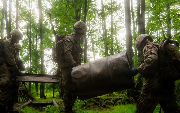 U.S. Marine Corps Officer Candidates Complete the Forge