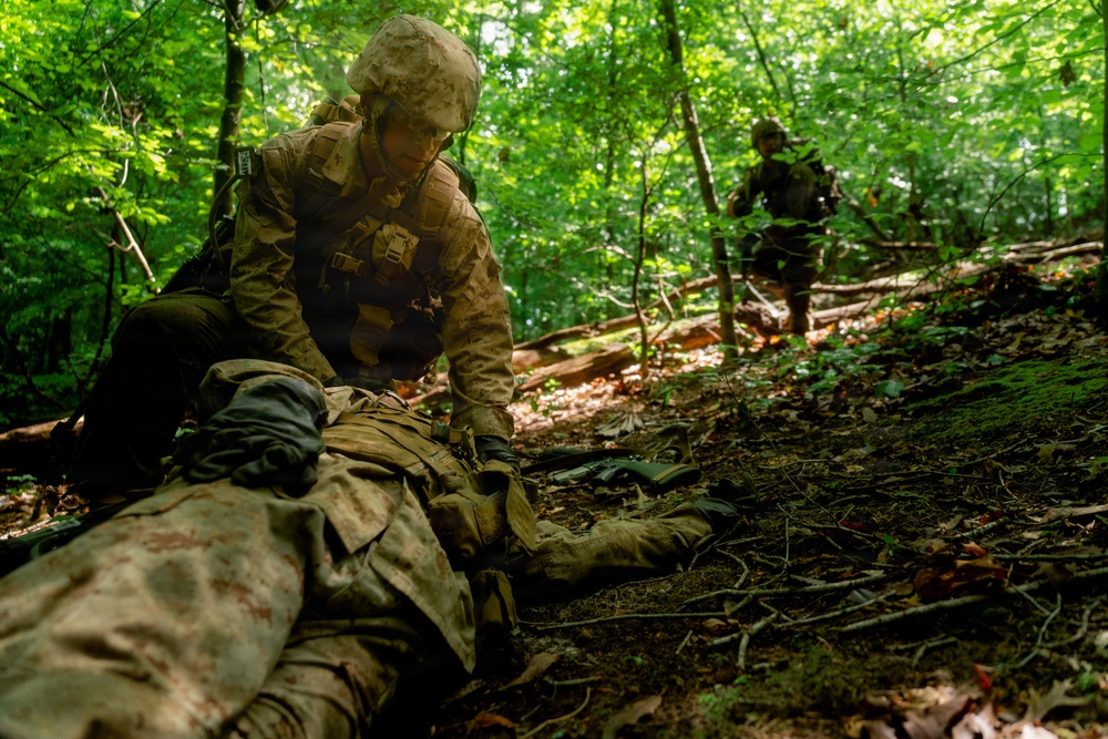 U.S. Marine Corps Officer Candidates Complete the Forge