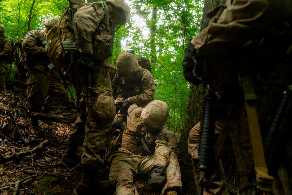 U.S. Marine Corps Officer Candidates Complete the Forge