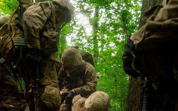 U.S. Marine Corps Officer Candidates Complete the Forge