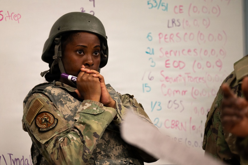 Inside the EOC during Coyote Storm 26.1