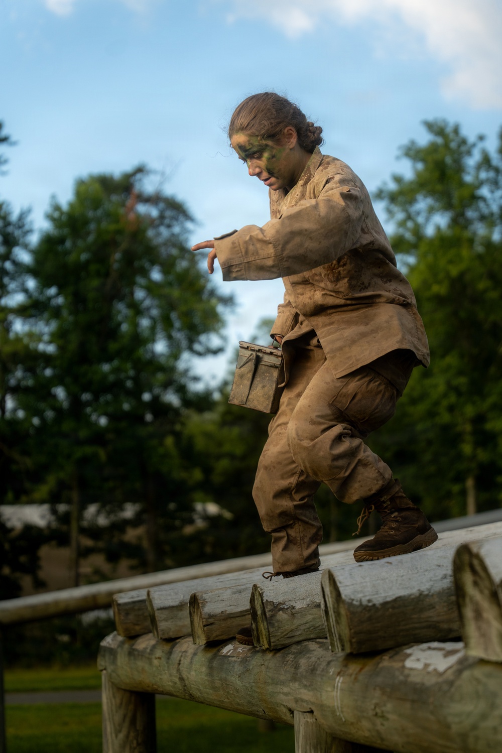 U.S. Marine Corps Officer Candidates Complete the Forge