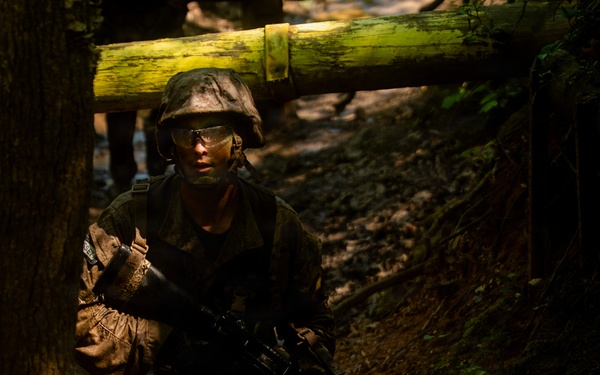 U.S. Marine Corps Officer Candidates Complete the Forge