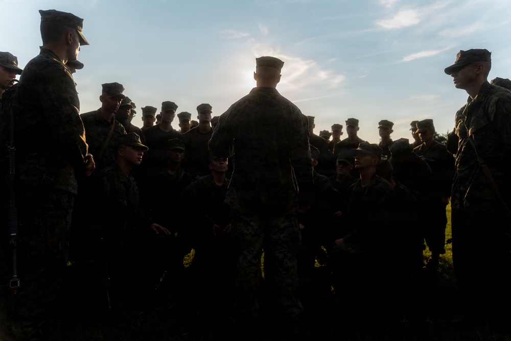 U.S. Marine Corps Officer Candidates Complete the Forge