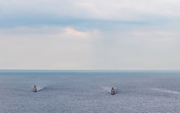 USCGC Midgett (WMSL 757) conducts PHOTOEX with Coast Guard Fast Response Cutters