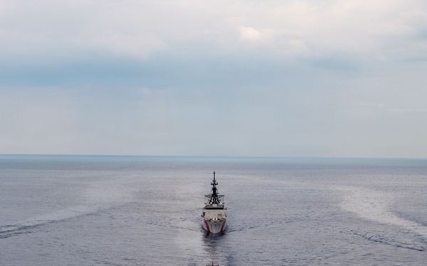 USCGC Midgett (WMSL 757) conducts PHOTOEX with Coast Guard Fast Response Cutters