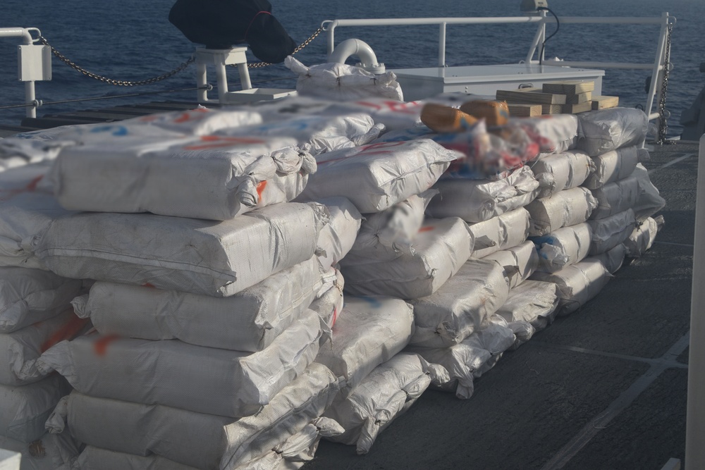 Coast Guard seizes over $2.8M in marijuana off the Caribbean with support from HSC-Ocean