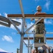NMCB 1 installs walkway roof at Saipan Southern High School