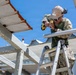 NMCB 1 installs walkway roof at Saipan Southern High School
