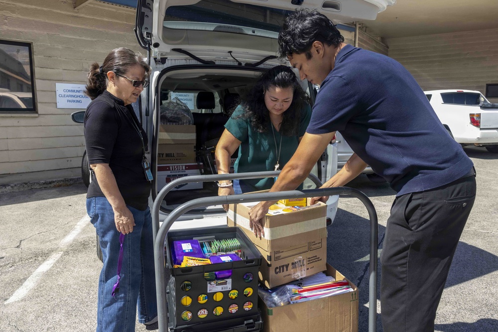 CNRH and PHNSY &amp; IMF partner to collect schools supplies for back-to-school donation drive