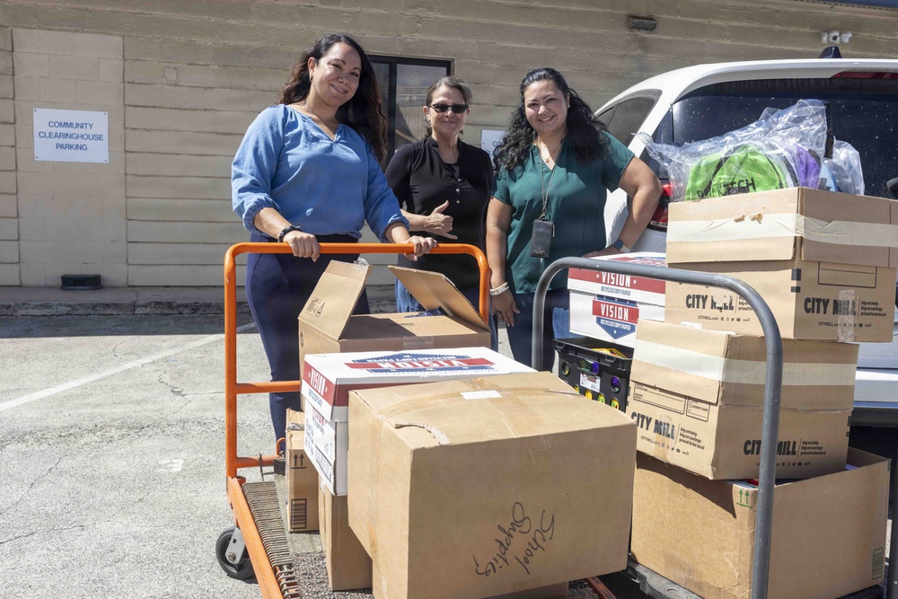 CNRH and PHNSY &amp; IMF partner to collect schools supplies for back-to-school donation drive