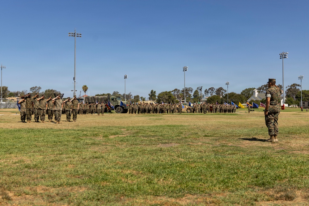 CLR-1 conducts change of command, welcoming new commander