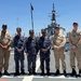USS Chafee Triad welcomes JS Chōkai leadership aboard