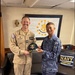 USS Chafee Commanding Officer Presents JS JS Chōkai Commanding Officer with Command Ball Cap