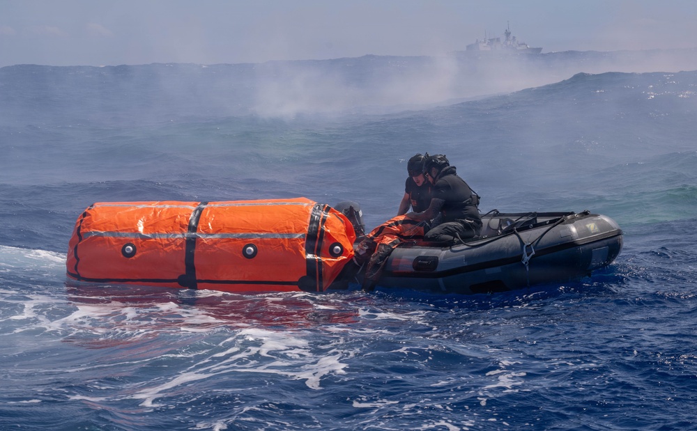 HMCS Regina conducts rescue at sea training during RIMPAC 2026