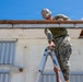 NMCB 1 installs walkway roof at Saipan Southern High School