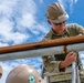 NMCB 1 installs walkway roof at Saipan Southern High School