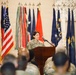 U.S. Army Reserve Brig. Gen. Kimberly K. Hamilton, commanding general of the 335th Signal Command (Theater), delivers remarks during the 359th Theater Tactical Signal Brigade change of command ceremony at Fort Eisenhower, Ga.