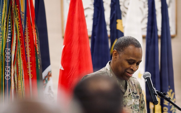 Incoming Commander Addresses 359th TTSB During Change of Command