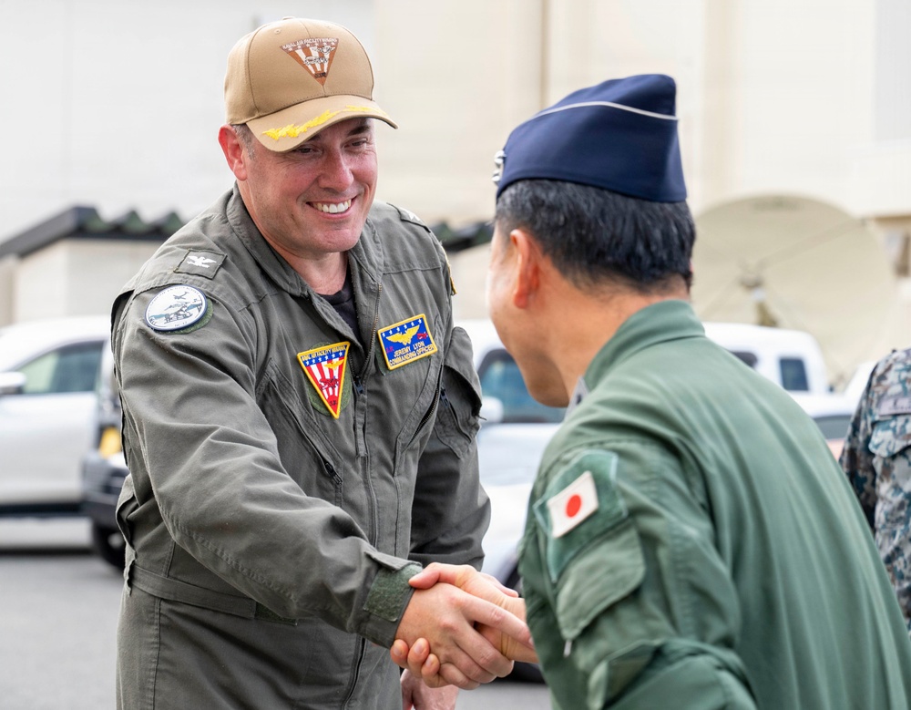 Japan Air Self-Defense Force Maj. Gen. Eiji Kitagawa and Maj. Gen. Teru Tomikawa visit Naval Air Facility Misawa