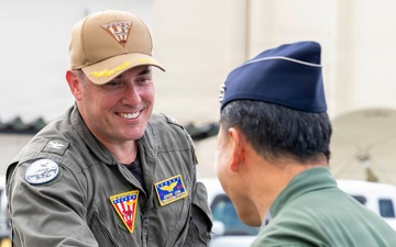Japan Air Self-Defense Force Maj. Gen. Eiji Kitagawa and Maj. Gen. Teru Tomikawa visit Naval Air Facility Misawa