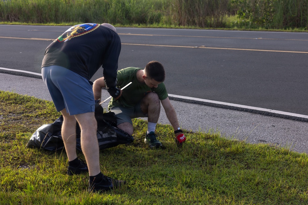 Brig. Gen. Ben Blaz Memorial Highway Clean up