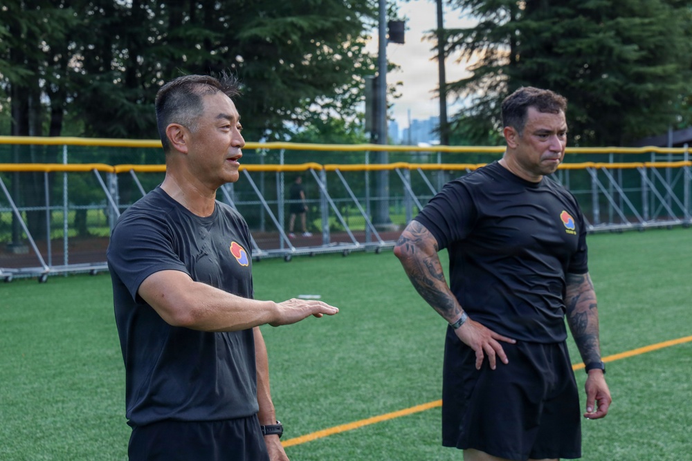 Command team reviews training and leadership