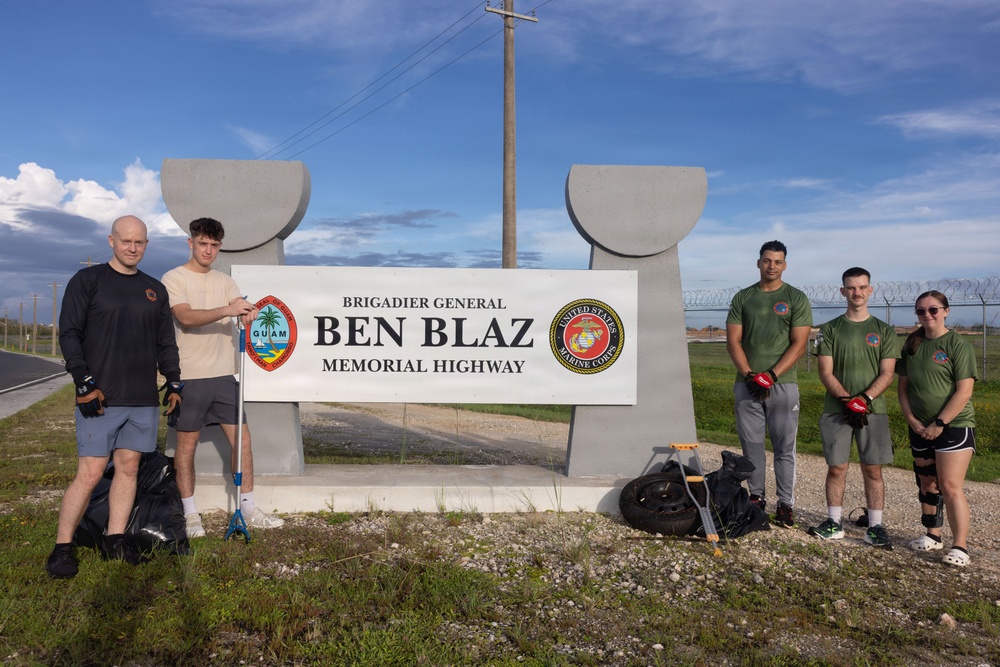 Brig. Gen. Ben Blaz Memorial Highway Clean up