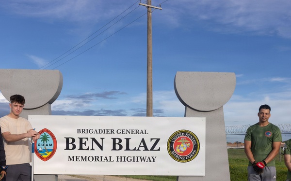 Brig. Gen. Ben Blaz Memorial Highway Clean up