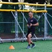Commanding general leads through physical training