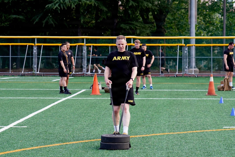 Weighted sled tests strength and endurance