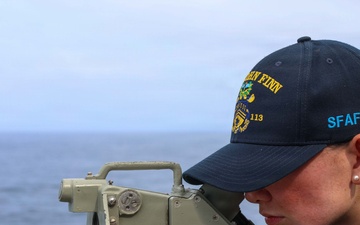 John Finn Stands Watch