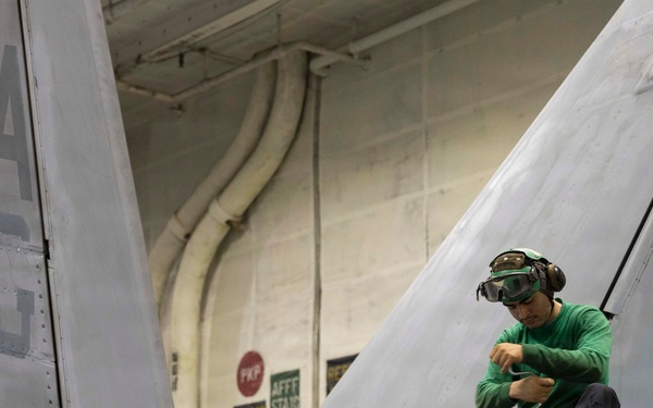 USS George H.W. Bush Conducts Daily Operations