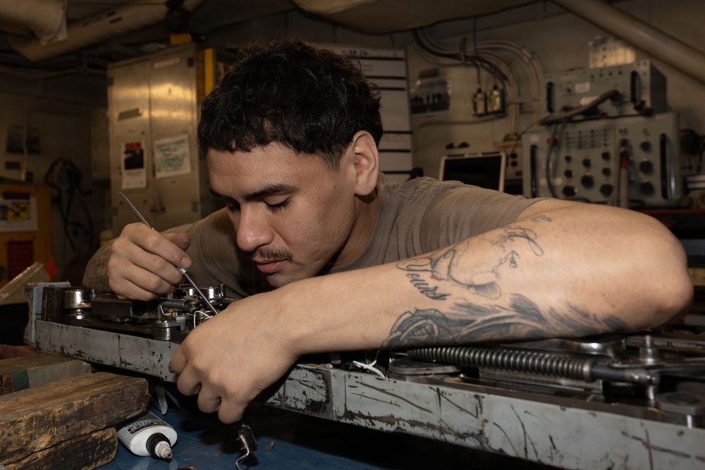 USS George H.W. Bush Conducts Daily Operations