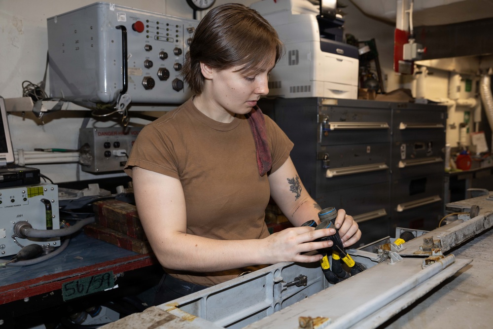 USS George H.W. Bush Conducts Daily Operations
