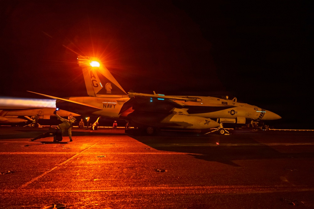 USS George H.W. Bush Conducts Daily Operations