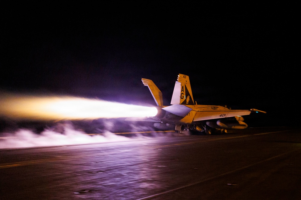 USS George H.W. Bush Conducts Daily Operations