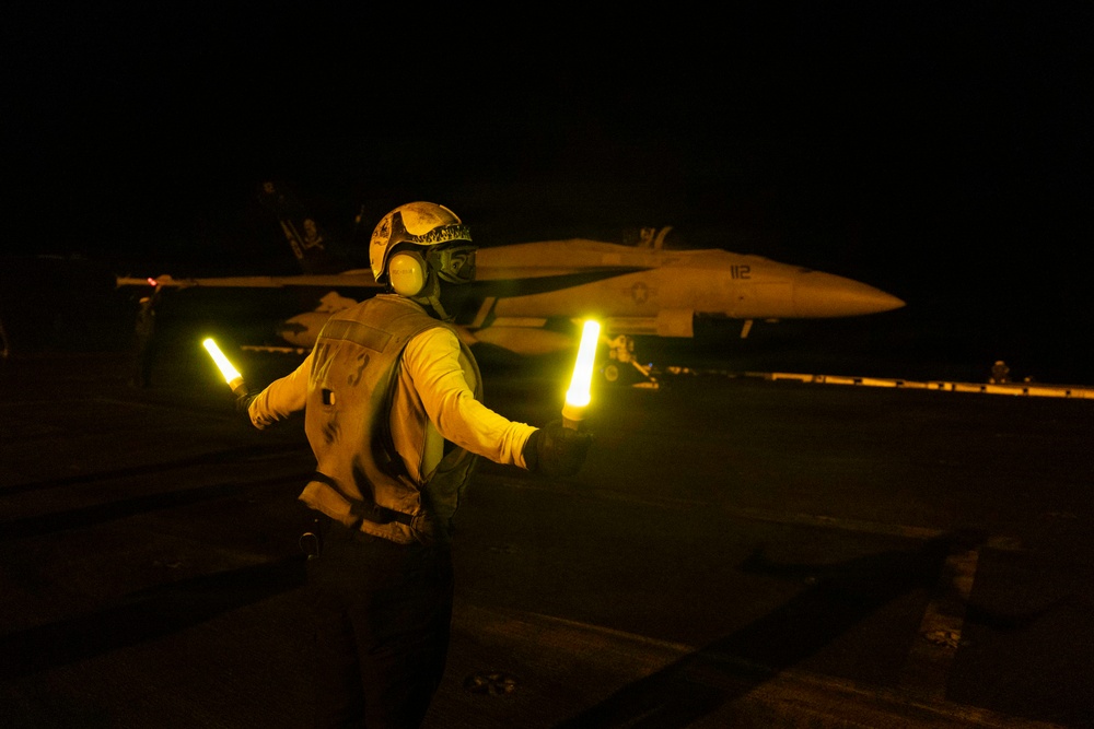 USS George H.W. Bush Conducts Daily Operations