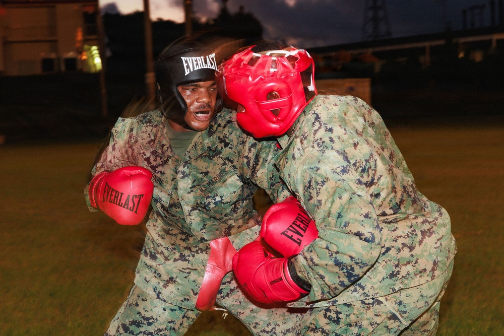 U.S. Marines participate in Martial Arts Instructor Course 91-26