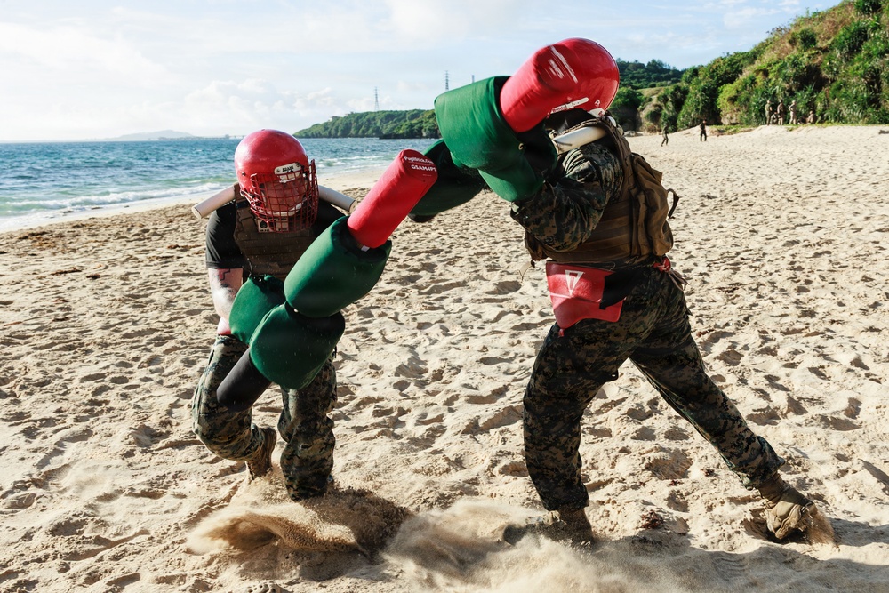 U.S. Marines participate in Martial Arts Instructor Course 91-26