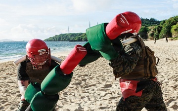 U.S. Marines participate in Martial Arts Instructor Course 91-26