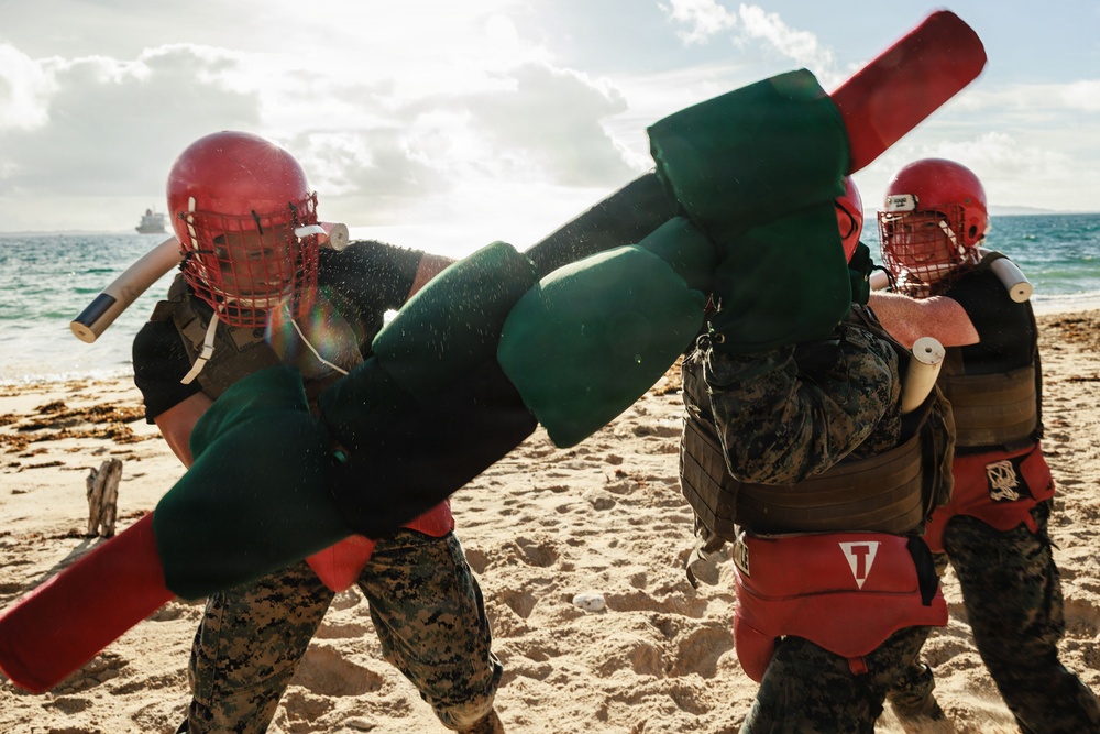 U.S. Marines participate in Martial Arts Instructor Course 91-26