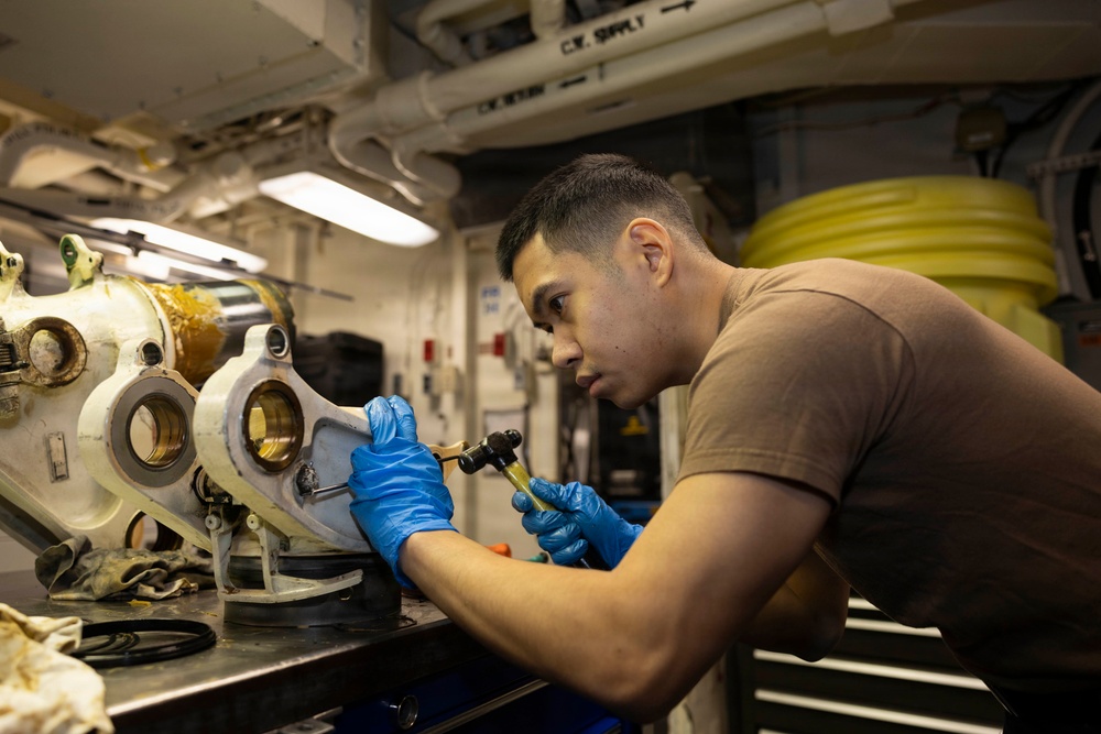 USS George H.W. Bush Conducts Daily Operations